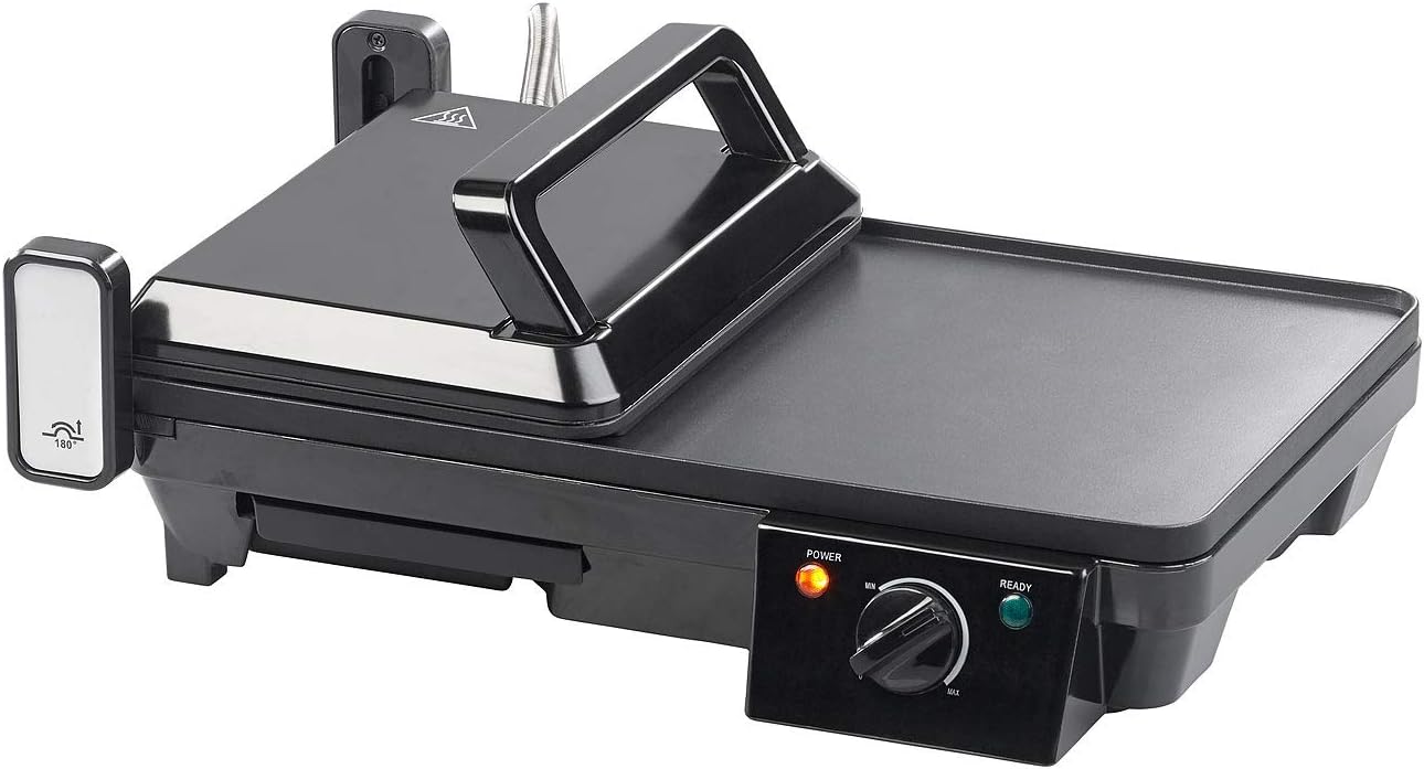 karaca-alisveris - grille-plancha 2 en 1 2000W - table - cuisson rapide