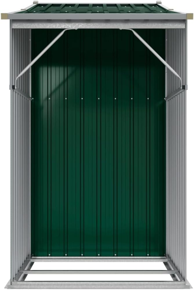 Abri de Jardin en Acier galvanisé, Salles de Stockage de Jardin Extérieures avec Bouches D'aération et Poignées Pratiques pour Ranger Les Outils, Les Ustensile de (277 x 93 x 179 cm)