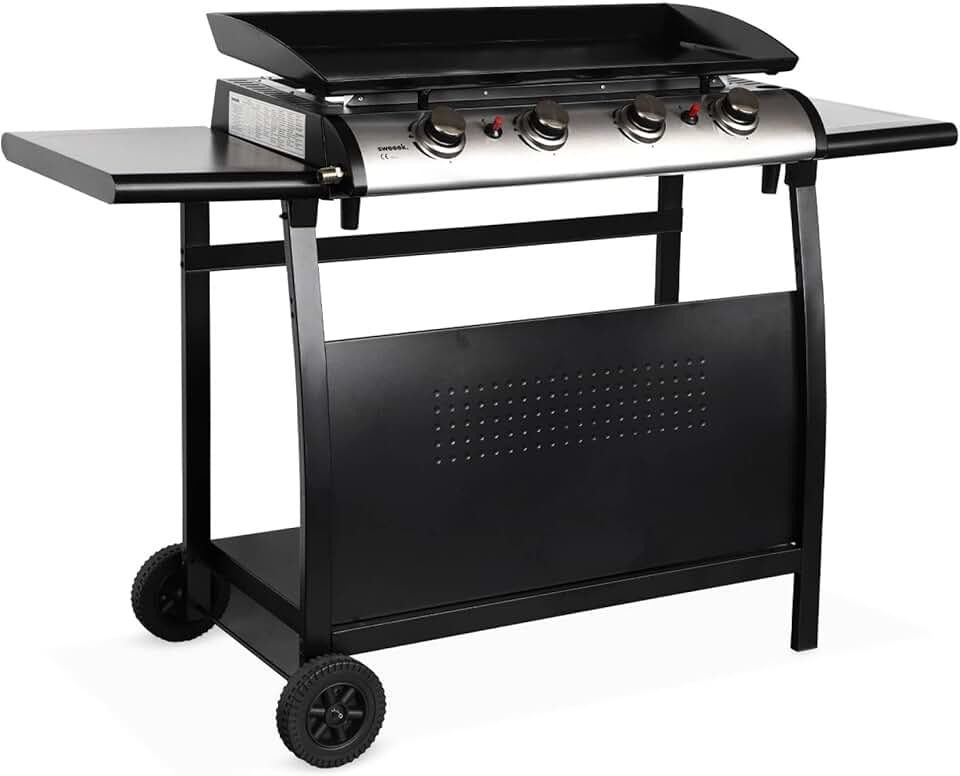 karaca-alisveris - Porthos - 4 brûleurs, 10kW, INOX, plaque émaillée