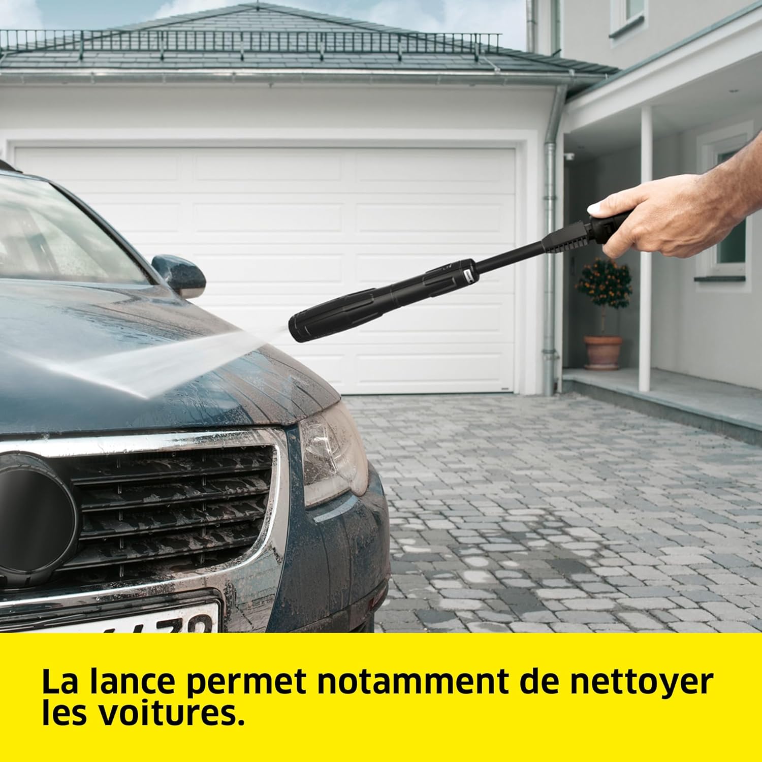 karaca-alisveris - Nettoyeur Haute Pression K 5 Classic Car & Home - 145 bar, 500L/h, 40m²/h, Filtre à Eau, Poids 5.6kg, Pistolet