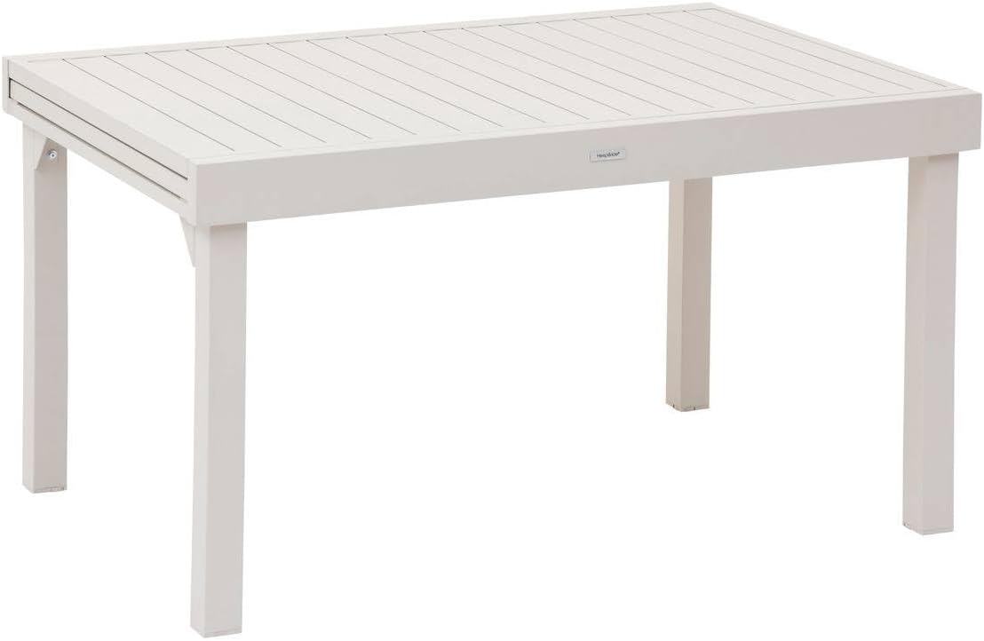 karaca-alisveris - Piazza Extensible - 220/320x100cm - 10 places, aluminium epoxy