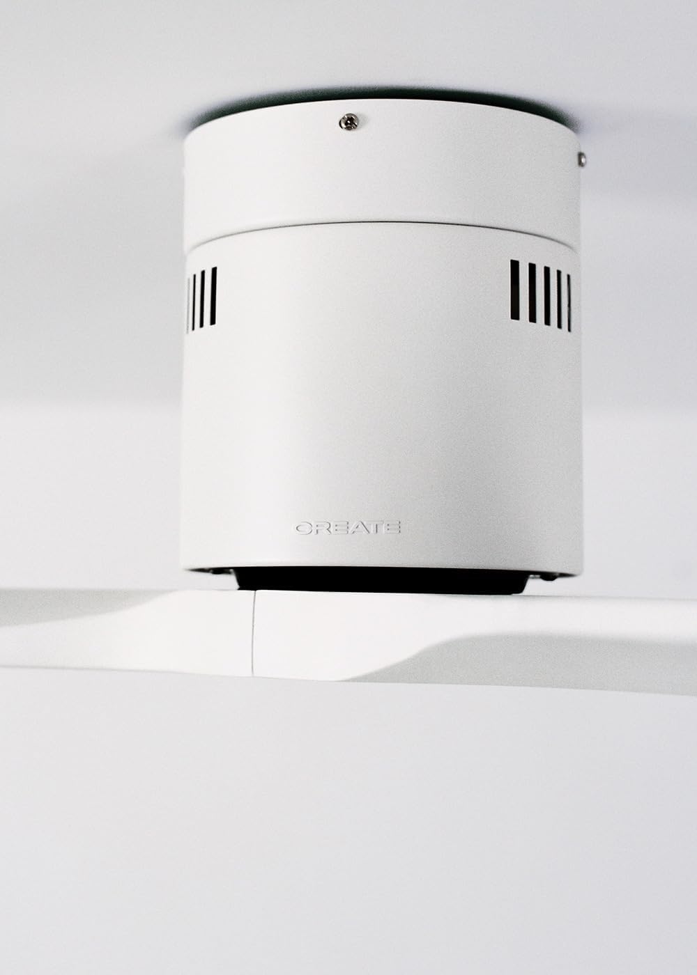 CREATE / WINDCALM M/Ventilateur de plafond ABS avec télécommande blanc / 40W, Silencieux, Ø132 cm, 6 vitesses, minuterie, été-hiver, double hauteur