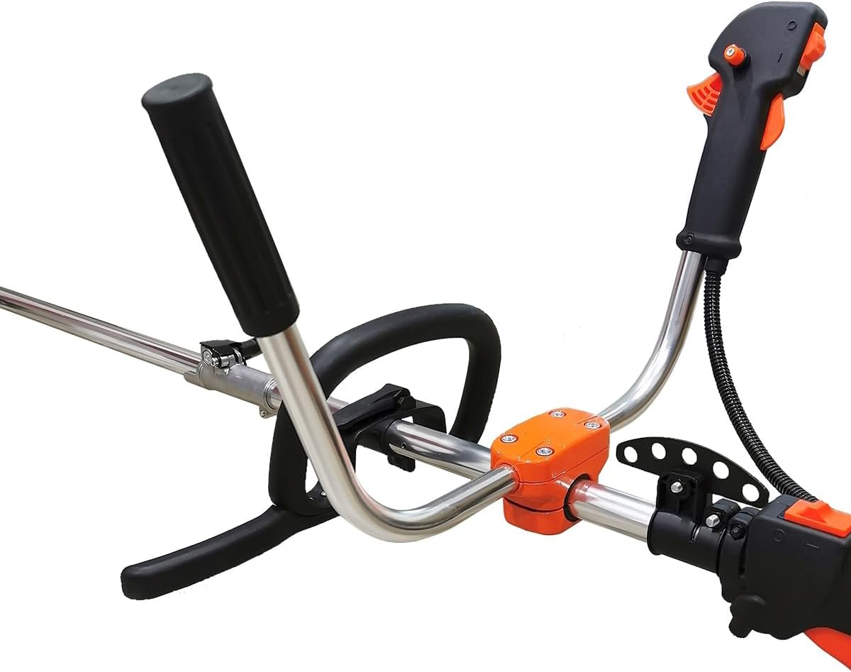 karaca-alisveris - multifonction 4 en 1 thermique - 3 outils + rallonge - tronçonneuse, débroussailleuse, taille-haies