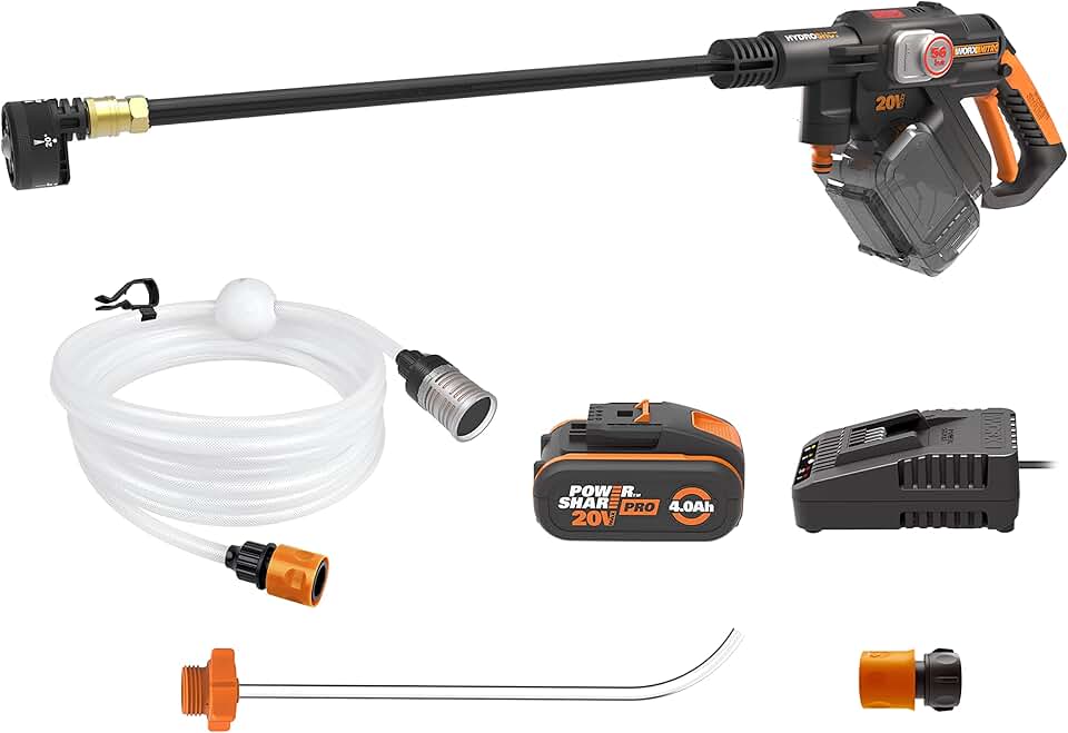 karaca-alisveris - Hydroshot série 20V - sans fil, brushless, 4Ah, mobile WG633E