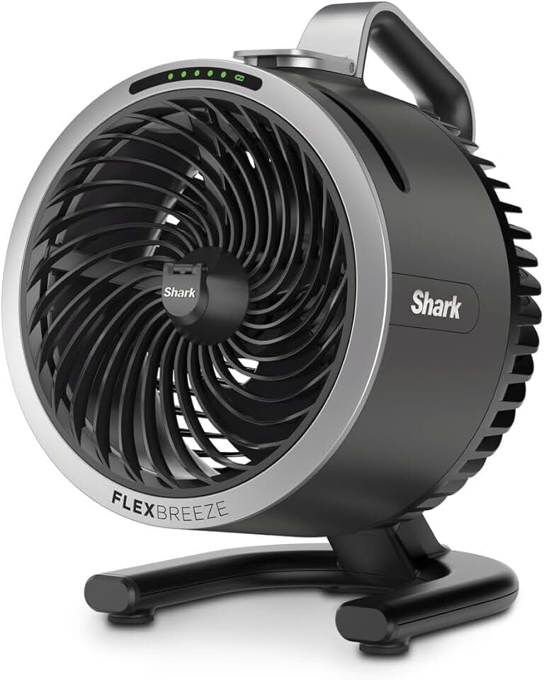 karaca-alisveris - FlexBreeze - ventilateur brumisateur portable, léger, 5 vitesses silencieux, utilisation sans fil, FA050EU