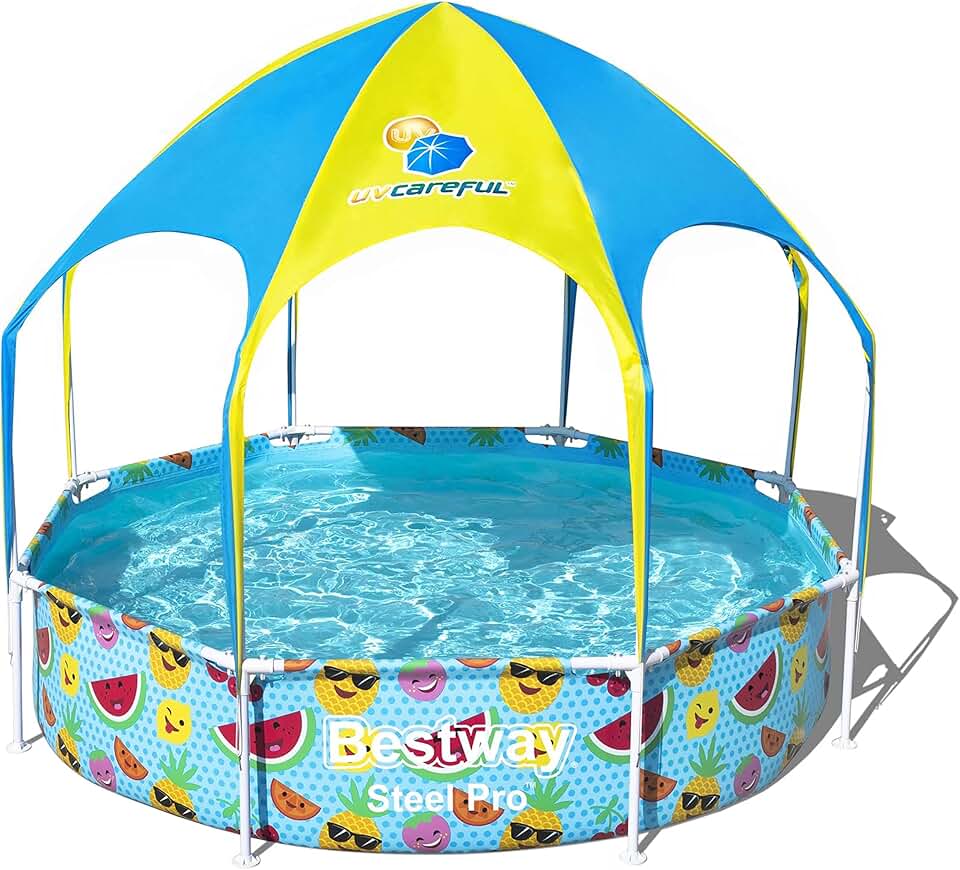 karaca-alisveris Piscine tubulaire Bleu 244 x 244 x 51 cm 1680 L 56432