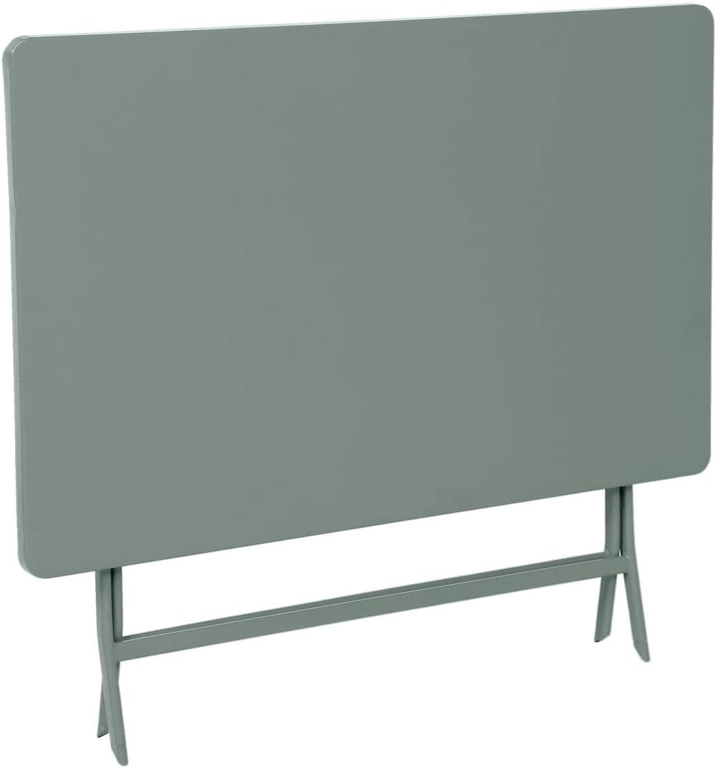 karaca-alisveris - Greensboro - table pliante 4 places acier vert olive