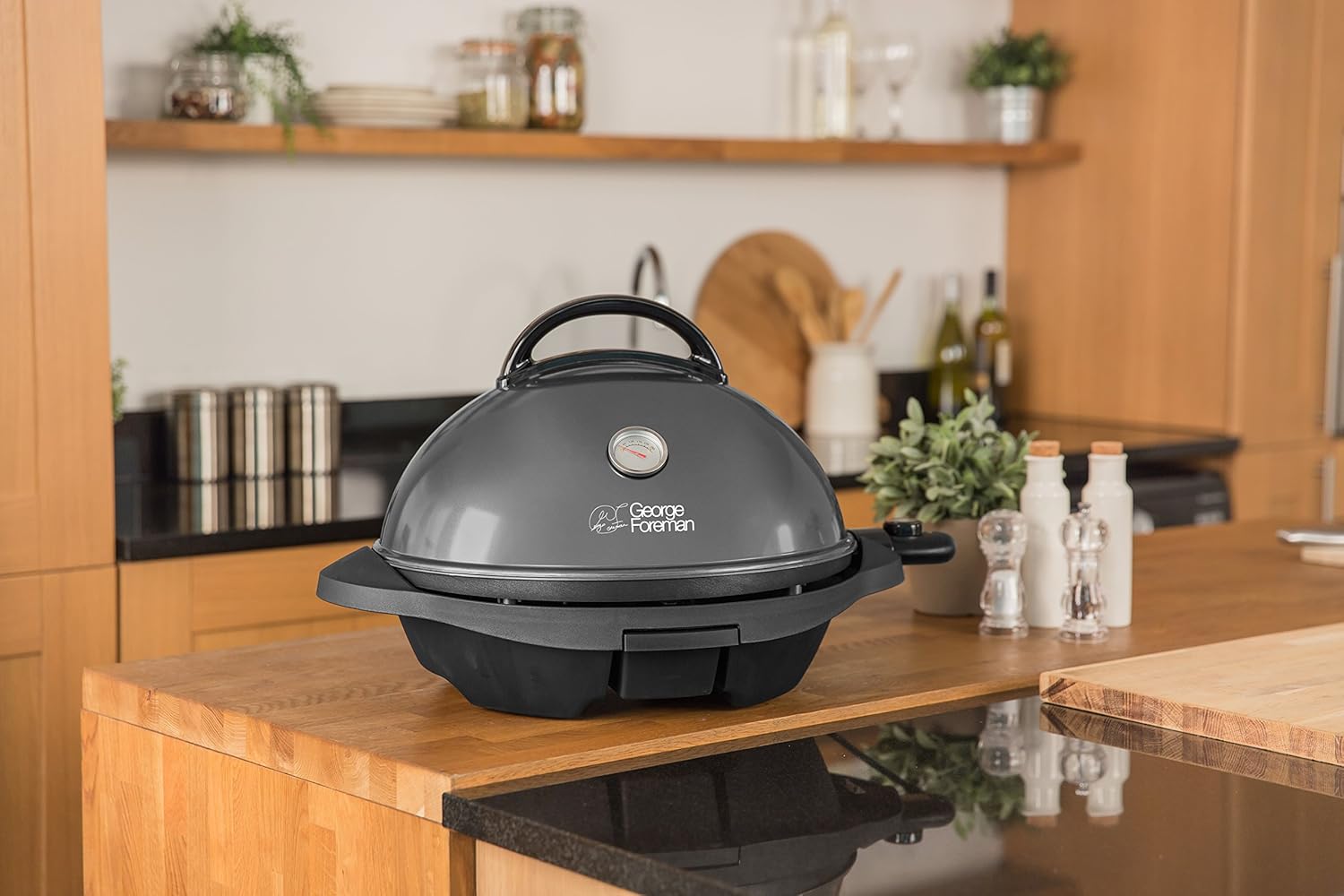 karaca-alisveris - Barbecue 2 en 1 - 44,5cm - Électrique, grill avec bac à graisse, 2400W, 22460-56
