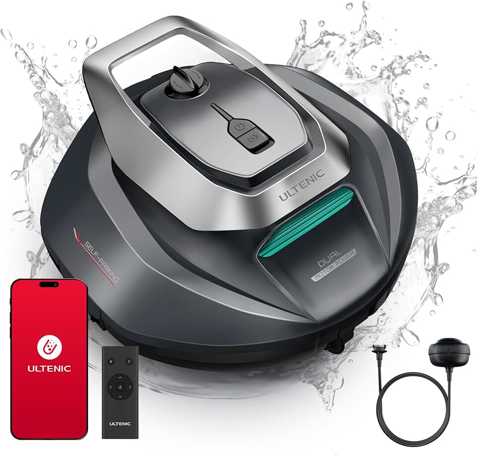 karaca-alisveris - Pooleco 10s - 80㎡ - robot piscine sans fil, APP, 90min, haute aspiration