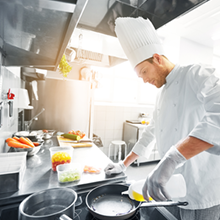 Chef cooking
