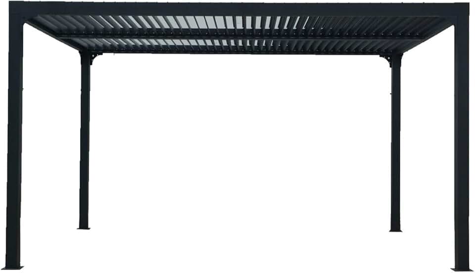 Pergola bioclimatique - gris anthracite - 10,8 m² - PER 3630 BI