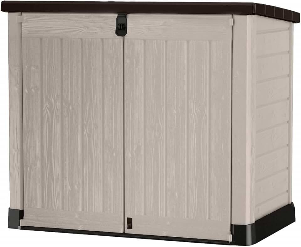 karaca-alisveris - Range SIO Pro - 1200L - Abri poubelle horizontal beige
