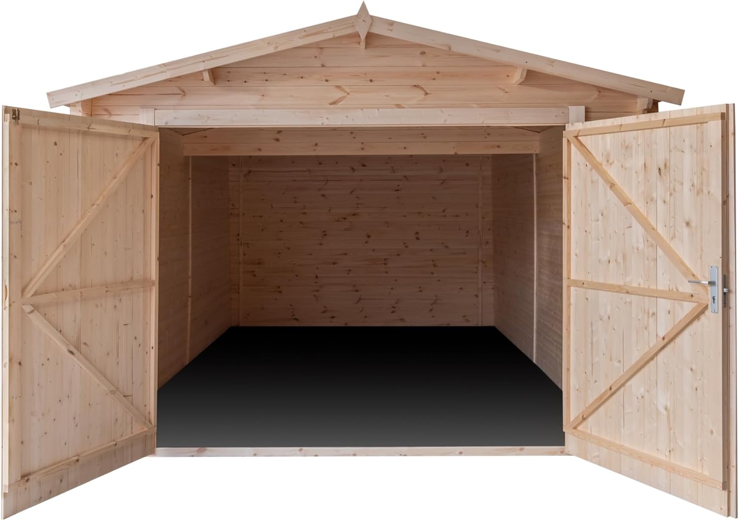 Garage en bois - 28mm - 17,42m² surface utile - INT013
