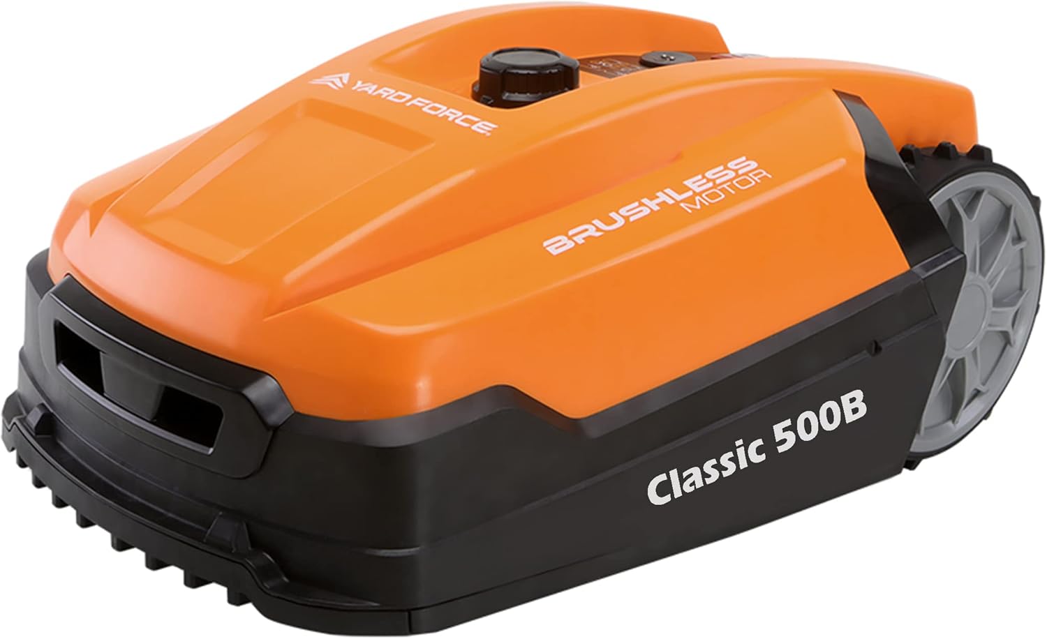karaca-alisveris - Robot tondeuse Classic - 500m² - Bluetooth, noir/orange