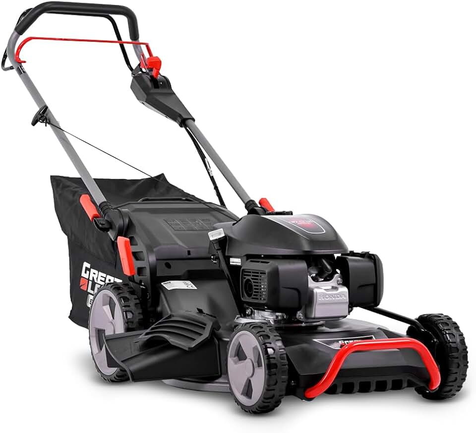 karaca-alisveris - Tondeuse thermique tractée - 202CC - Mulching, éjection latérale, vitesse variable