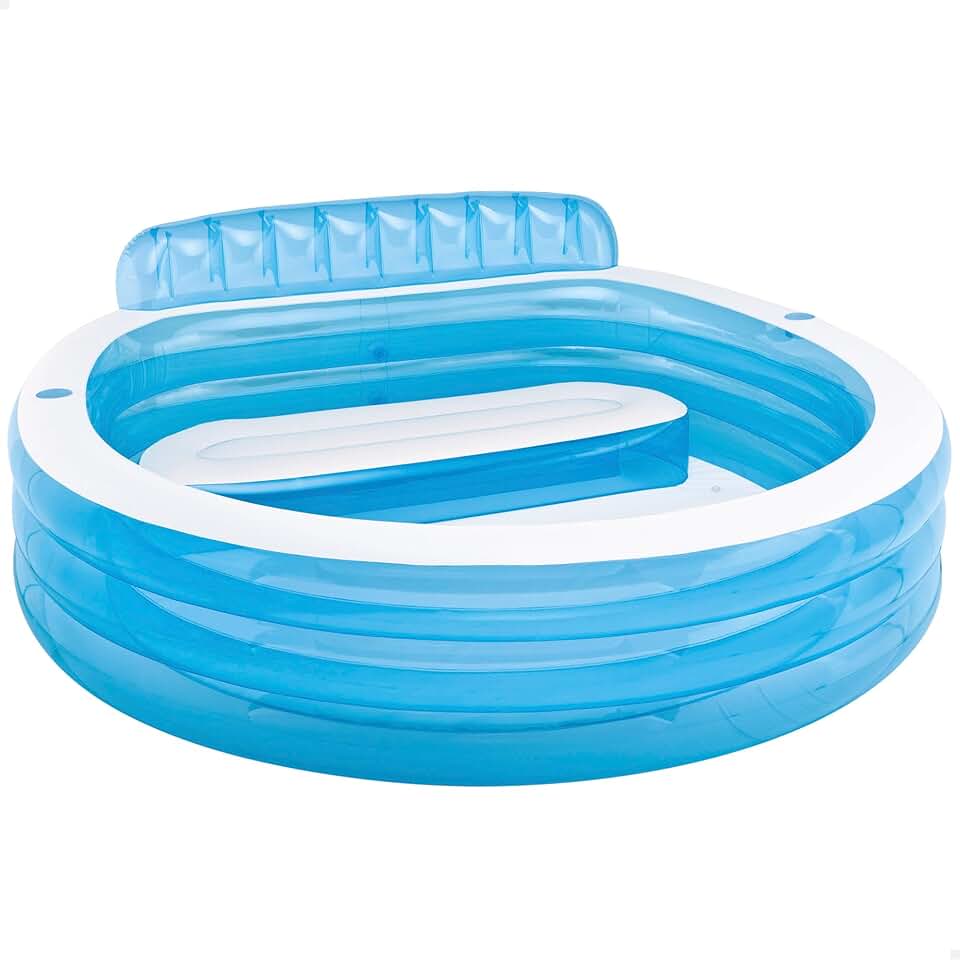 karaca-alisveris - Swim Center Family Lounge - 229x218x76 cm - Piscine avec sièges - 57190NP