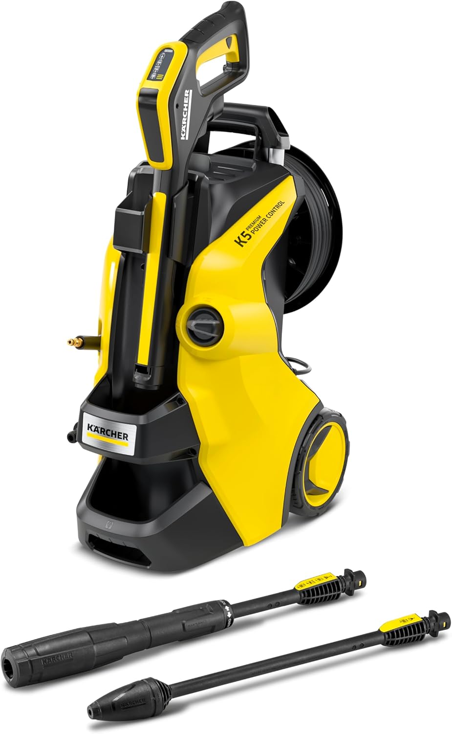 karaca-alisveris Nettoyeur Haute Pression K 5 Premium Power Control, Pression : max. 145 bar, Débit : 500 l/h, Surface : 40 m²/h, Poids : 13,9 kg, Flexible et Pistolet Haute Pression, Rotabuse, Lance