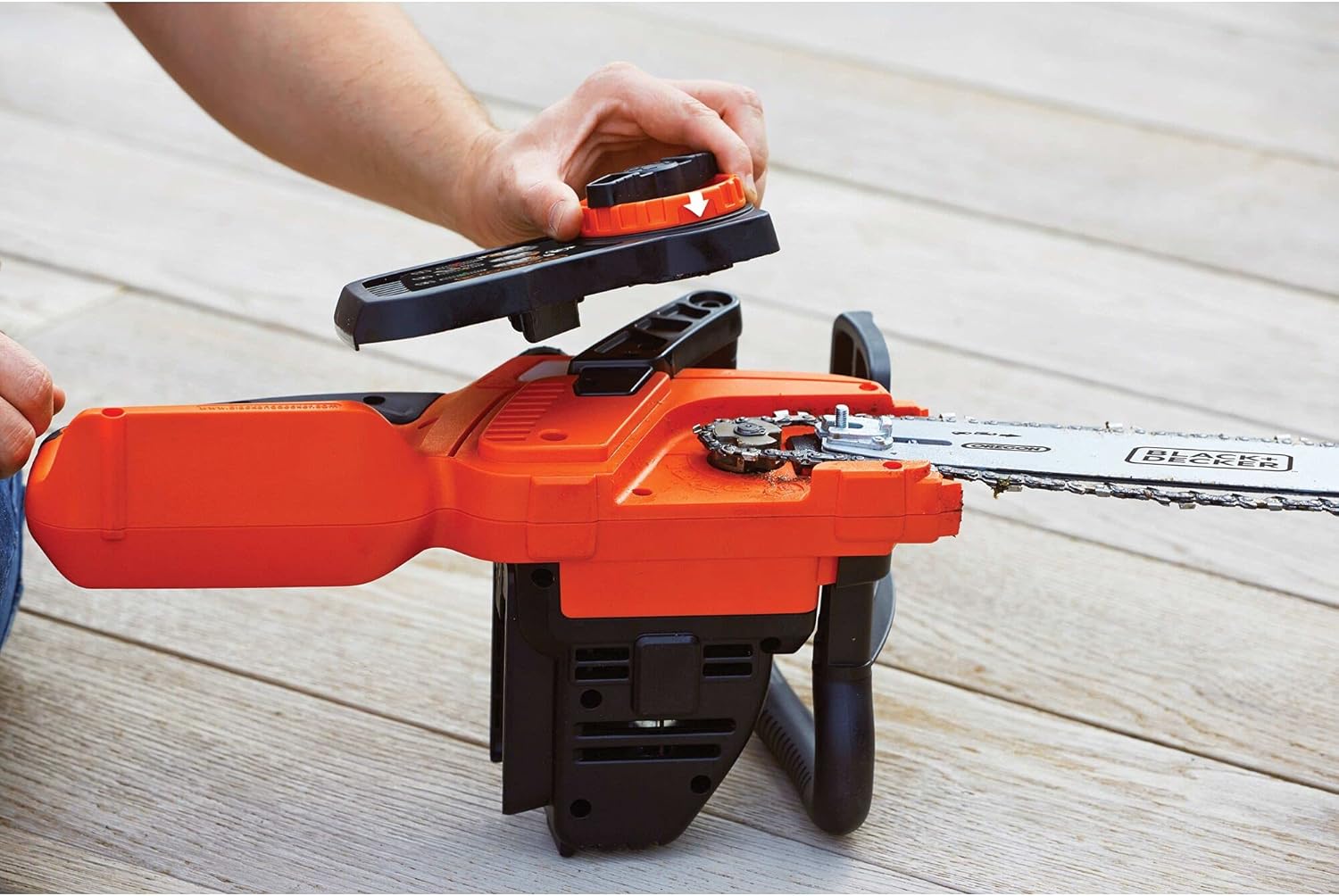 karaca-alisveris - Tronçonneuse 36V 30cm, batterie 2Ah, lubrification auto, tendeur sans outil - GKC3630L20-QW