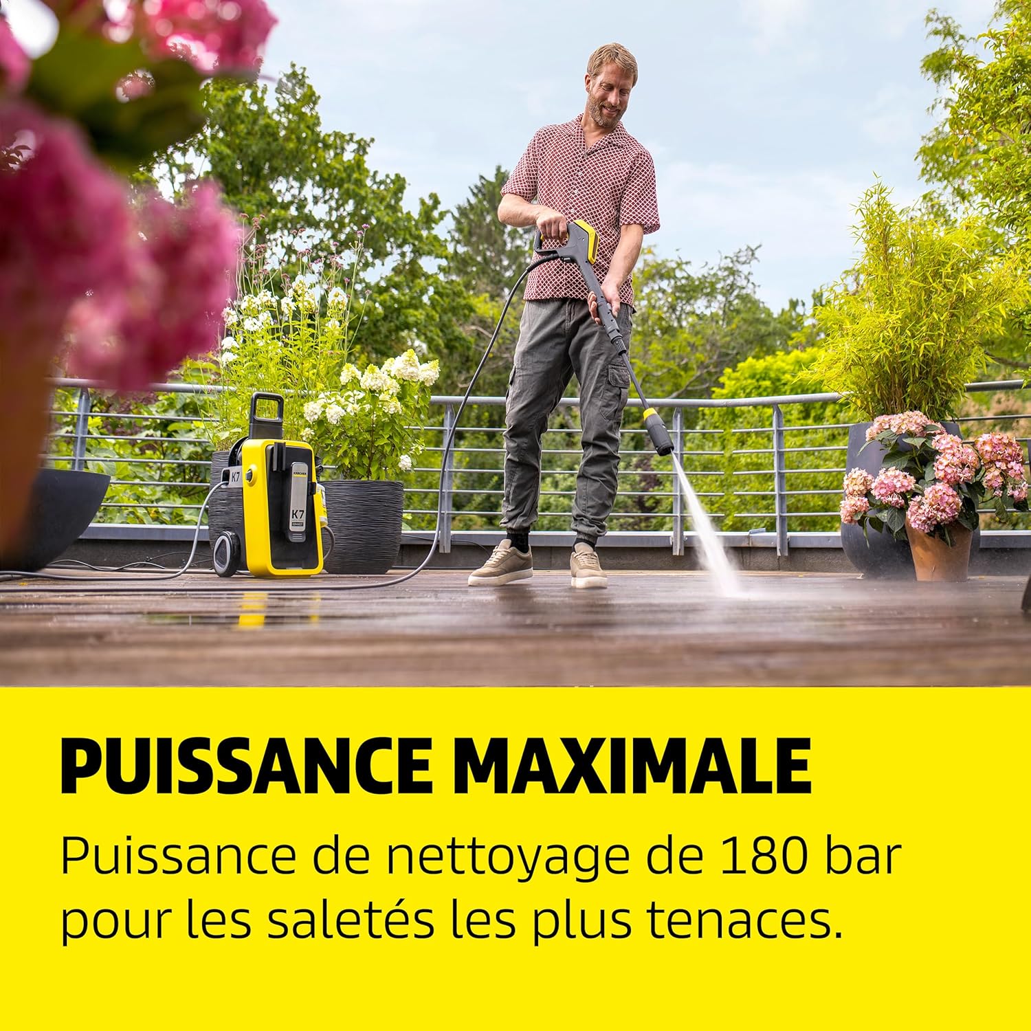 karaca-alisveris - K 7 Premium Connect - 180 bars, 600 l/h - Enrouleur, appli contrôle
