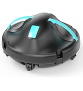 karaca-alisveris Aspirateur Piscine, Robot Piscine sans Fil 120 Minutes de Nettoyage, Stationnement Automa...