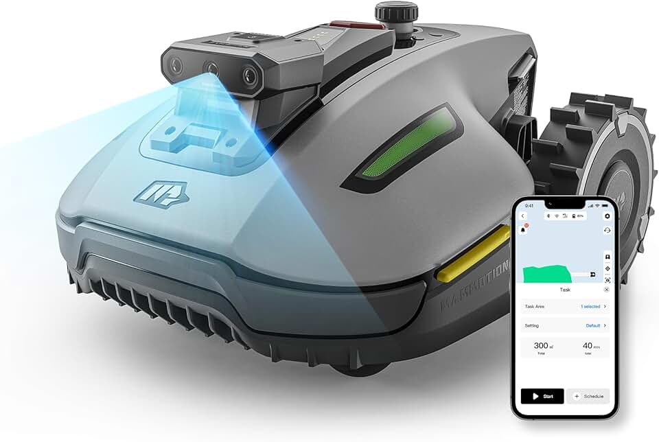 karaca-alisveris - YUKA Mini - 700 m² - tondeuse robot AI vision triple caméra YUKA Mini