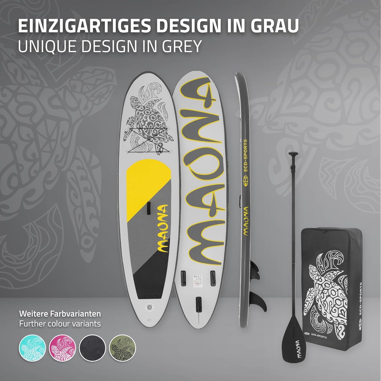karaca-alisveris - SUP gonflable série Stand Up - 305/308/320/380 cm - PVC, 120/150 kg, 10/15 cm d'épaisseur