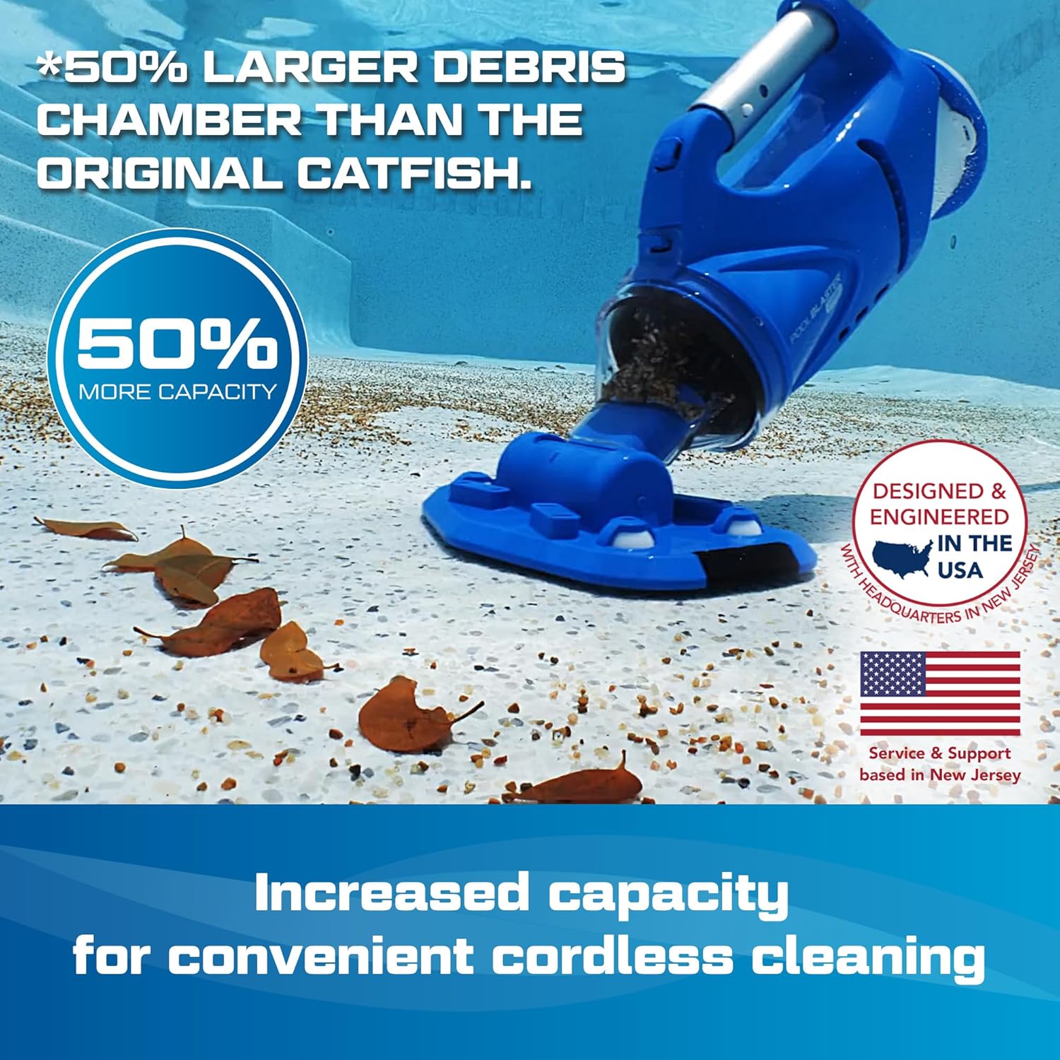 karaca-alisveris - Catfish Gen 2 - 45 min autonomie - puissant spa & piscine - Catfish
