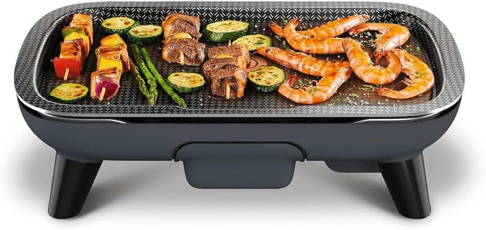 karaca-alisveris - Plancha Des Saveurs - 2400W, antiadhésif, thermostat réglable, plaque amovible - YY4570FB