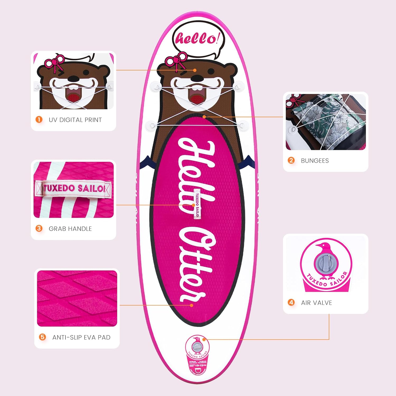 karaca-alisveris Paddle Gonflable Adulte, Planche de Stand Up Paddle Gonflable, Sup Paddle Board Gonflable avec Accessoires Complets, Planche de Surf Paddle