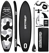 karaca-alisveris Stand Up Paddle Planche de Surf Sup Gonflable Complet Accessoires Pagaie Réglable, Pompe...