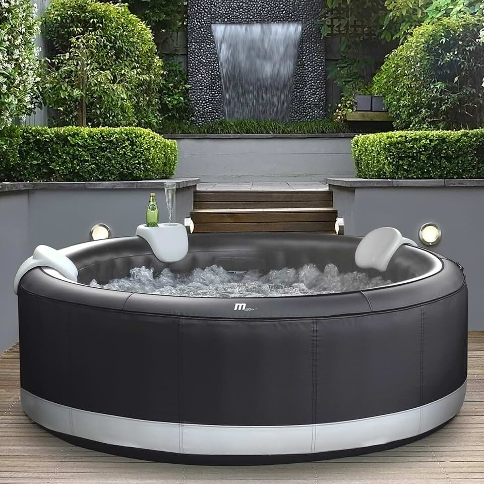 karaca-alisveris - Camaro - 204x204x70 cm - spa gonflable 6 places, 138 jets, chauffage PTC, Rhino-Tech - B093G9CBWS