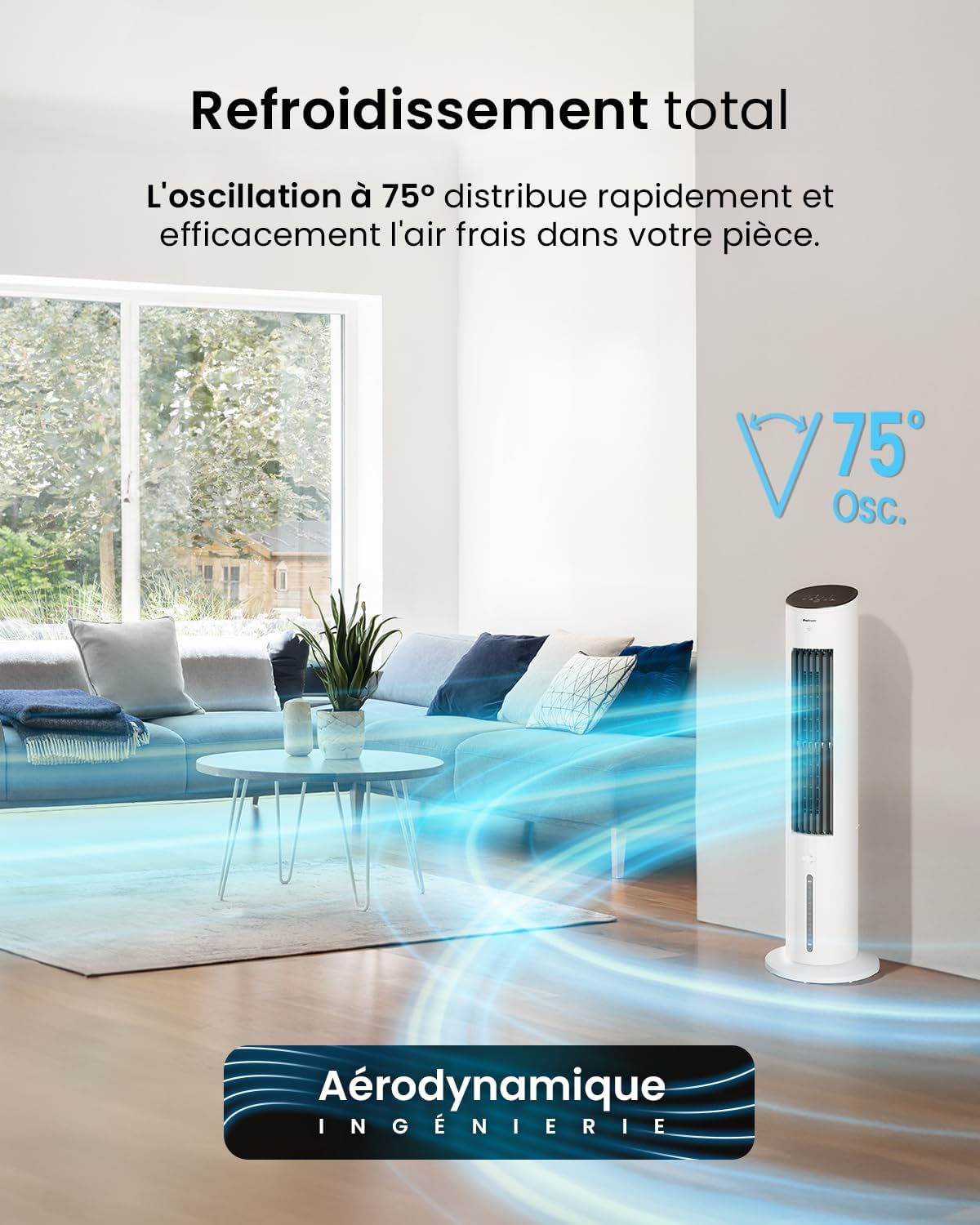 karaca-alisveris - OmniAir - 5L - 3 vitesses, 4 modes, minuterie 7h, clim mobile