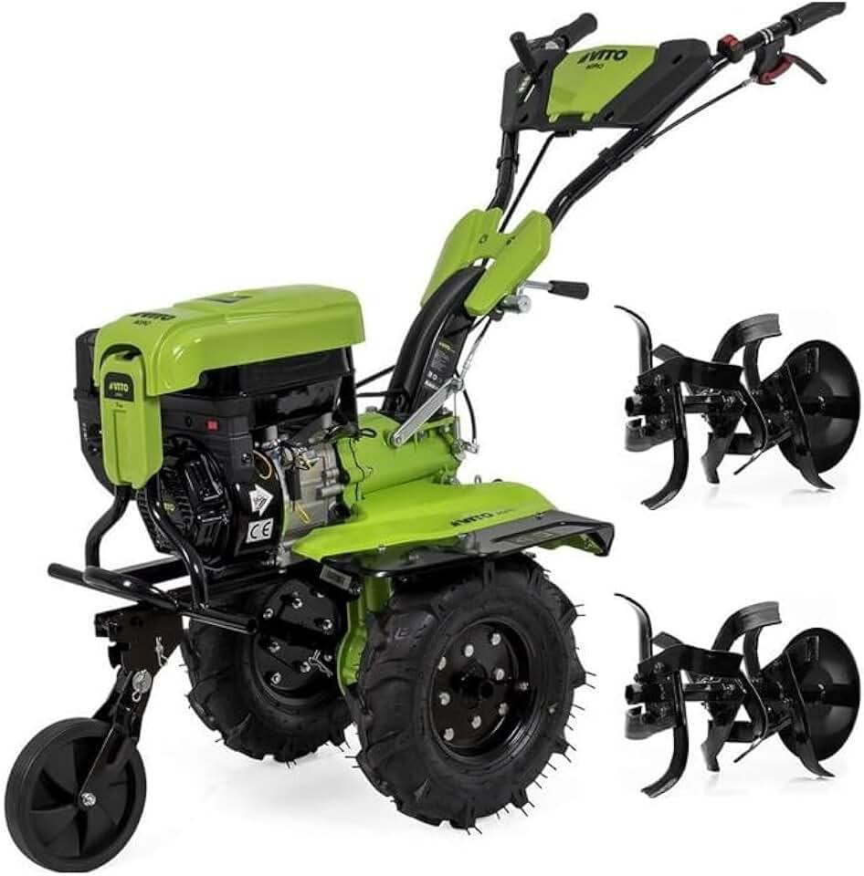 karaca-alisveris - Motoculteur 7CV 4T 212 cm3 5200W fraises avec butteur
