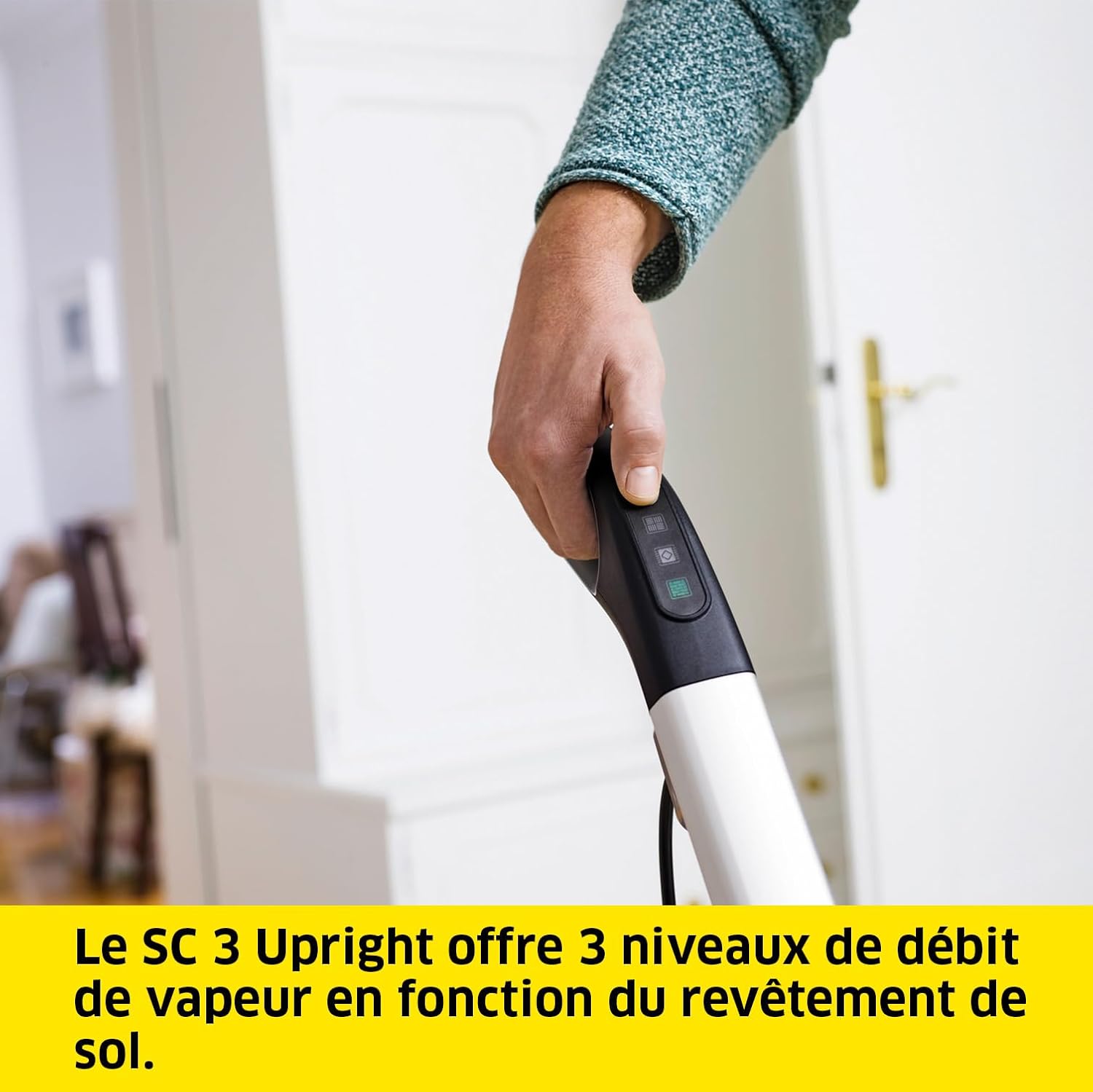 karaca-alisveris - SC 3 Upright EasyFix - 0,5L - 1 600W - 60m² - vapeur rapide