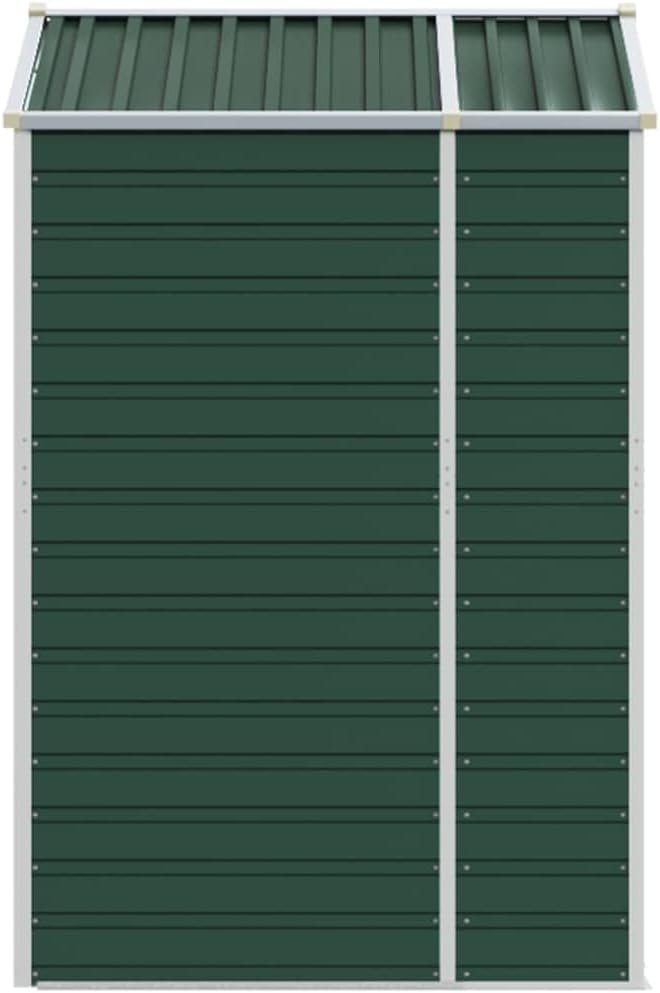 GuyAna - Abri de jardin métal 191x130x198 cm, acier galvanisé, stockage outils