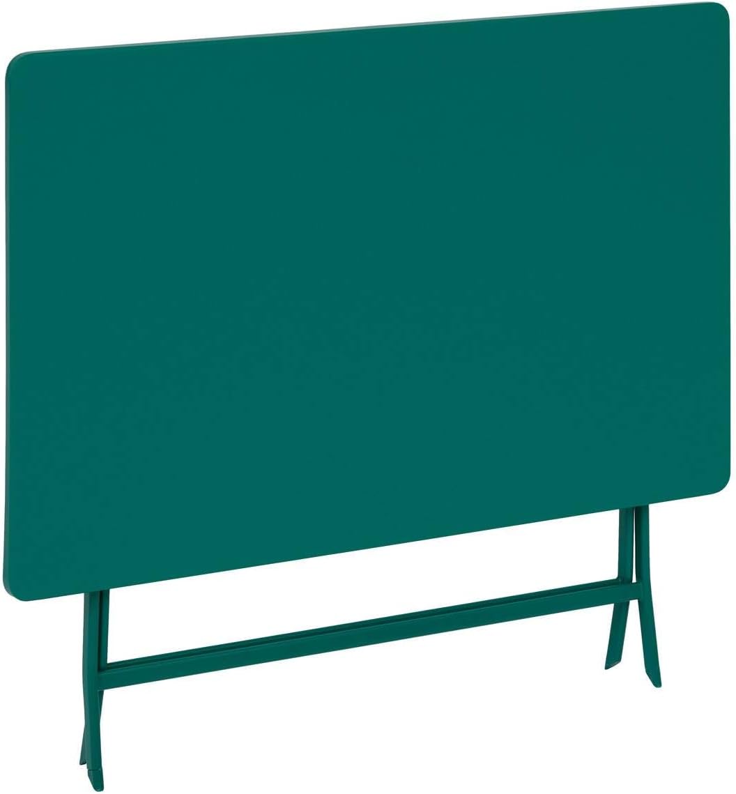 karaca-alisveris - Greensboro Opale - rectangulaire pliante 4 places - acier antirouille renforcé