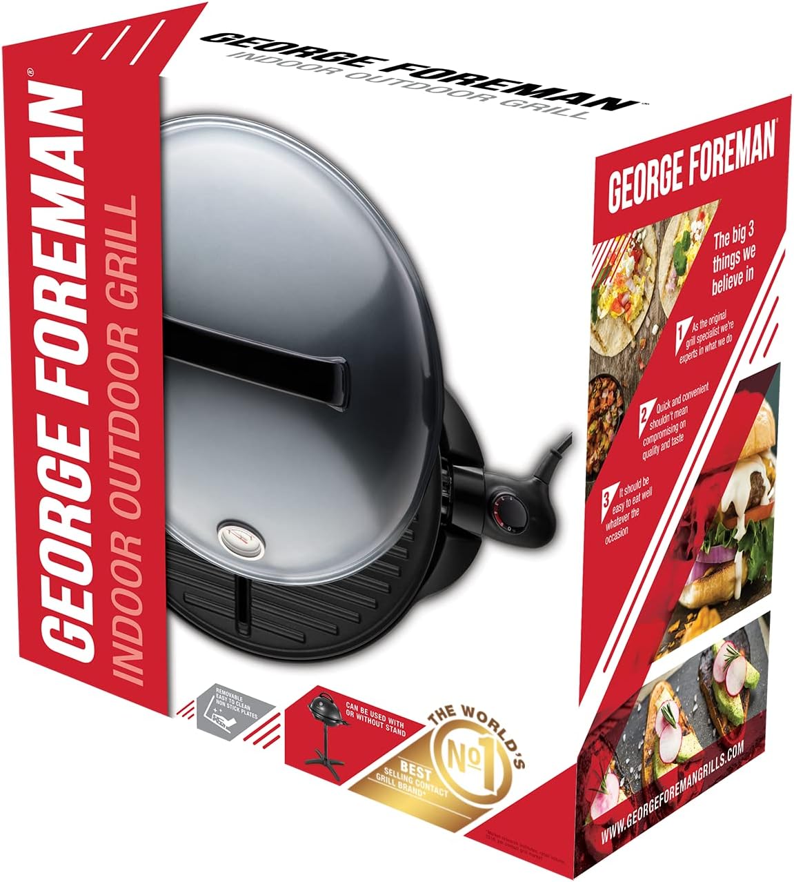 karaca-alisveris - Barbecue 2 en 1 - 44,5cm - Électrique, grill avec bac à graisse, 2400W, 22460-56