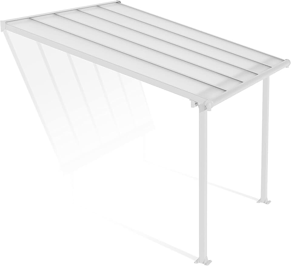 karaca-alisveris - Olympia série - 3.05x3m - pergola alu/polycarbonate blanc