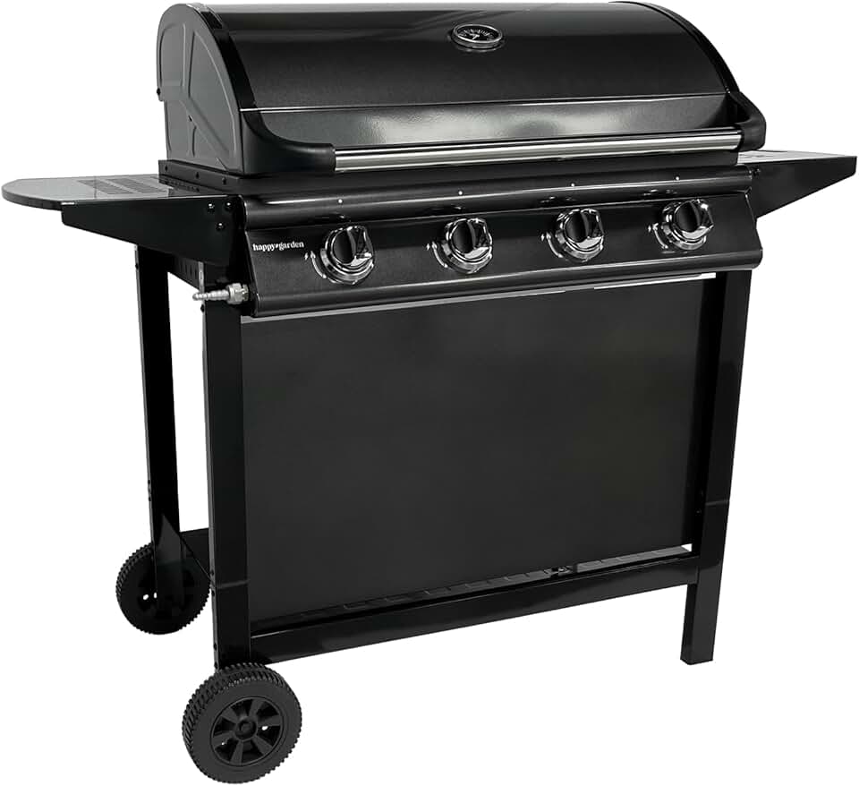 karaca-alisveris - Barbecue gaz RENO - 4 brûleurs 14kW avec thermomètre