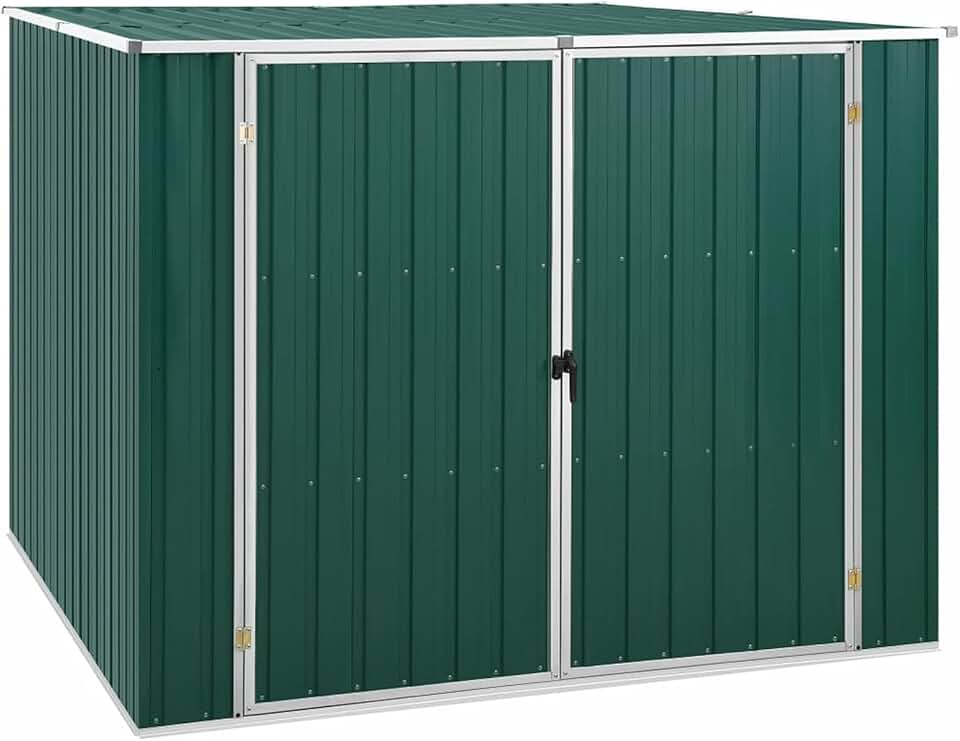 Abri de Jardin Vert 195x198x159 cm Acier galvanisé