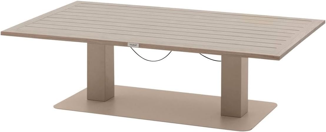 karaca-alisveris - Salimia relevable 150x80x69cm aluminium argile lin