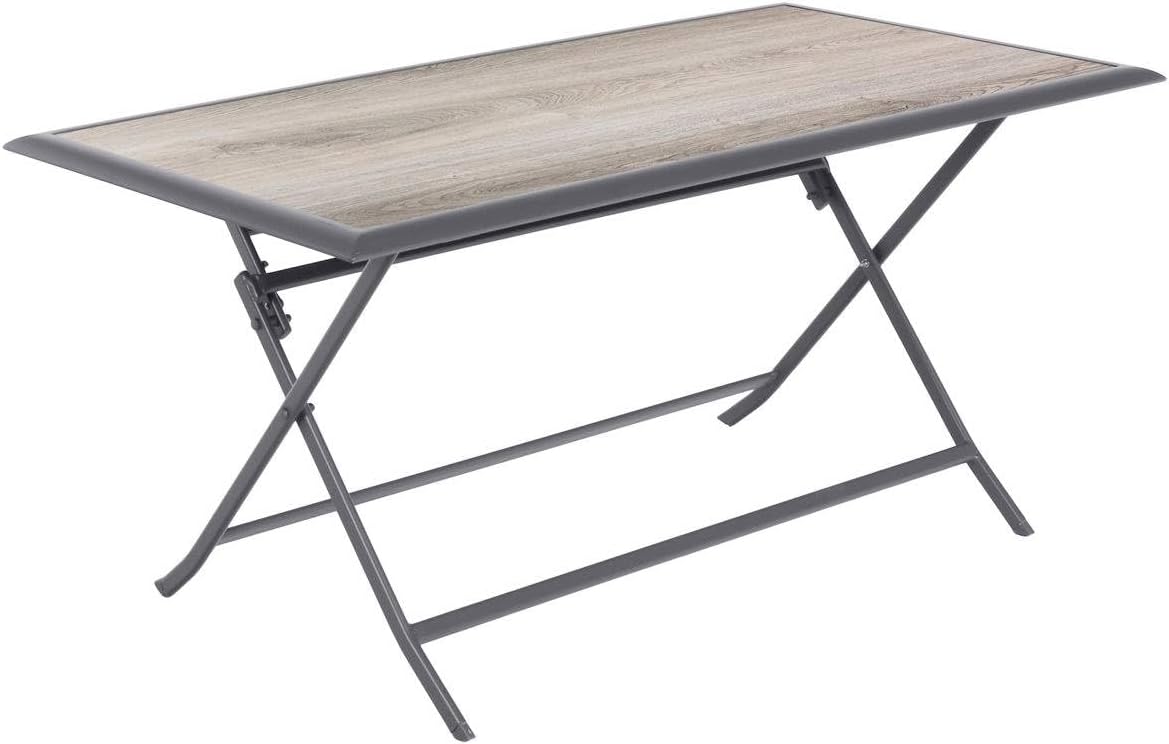 karaca-alisveris - Azua série - 6 places - aluminium époxy gris fumé