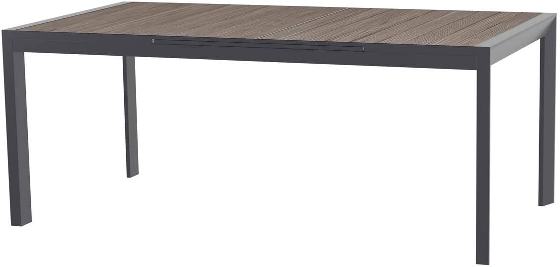 karaca-alisveris - Evasion - 10 places - table aluminium extensible extérieur