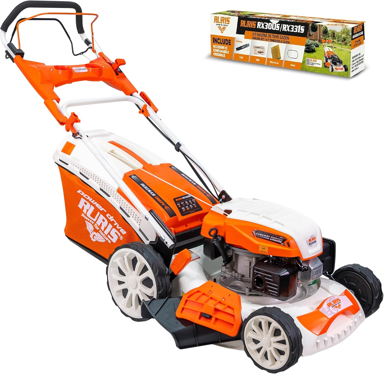 RURIS - RX300S - tondeuse thermique tractée 46cm 3,5CV 139CC