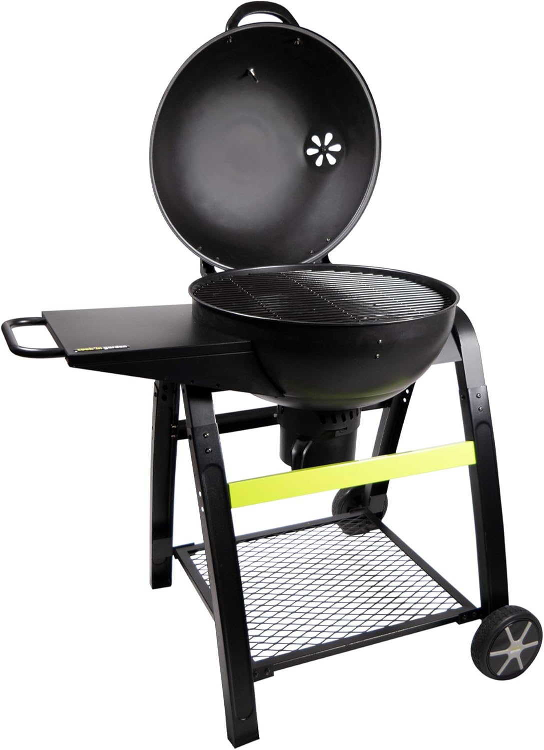 karaca-alisveris - Tonino 60 - barbecue charbon avec capot, wheels, thermomètre