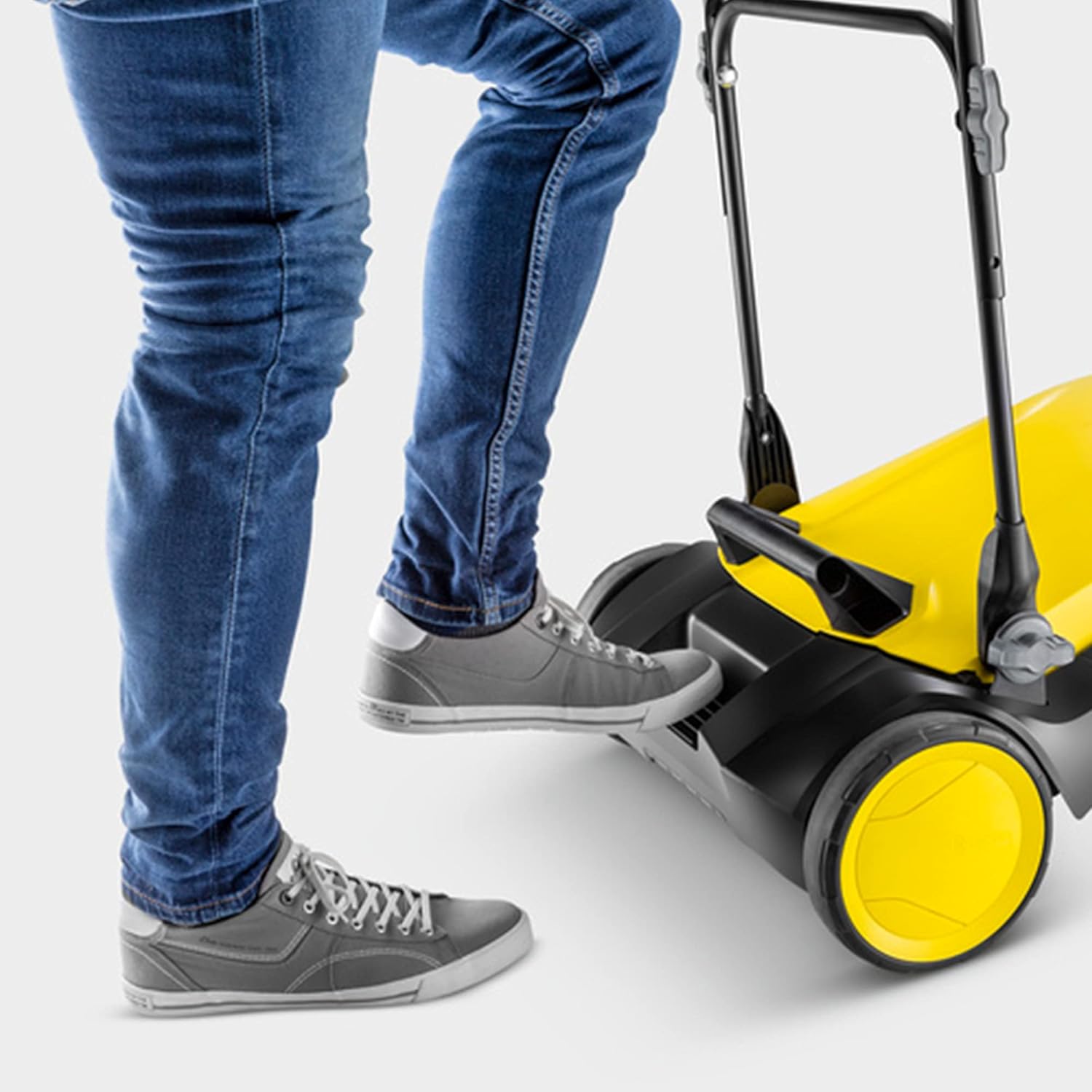 karaca-alisveris - S 4 balai mécanique, 68cm, capacité 20L, noir/jaune - 1.766-360.0