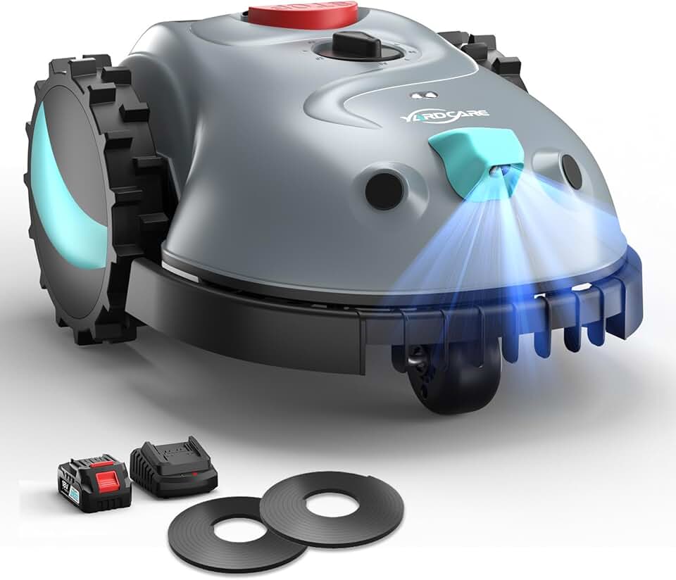 karaca-alisveris - robot tondeuse sans fil, navigation visuelle, coupe spiralée - V100