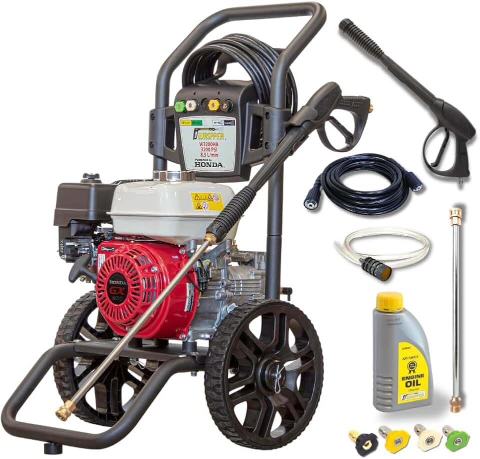 karaca-alisveris - nettoyeur haute pression série GX 3200 PSI, 196 cc, portable, moteur essence, W3200HA