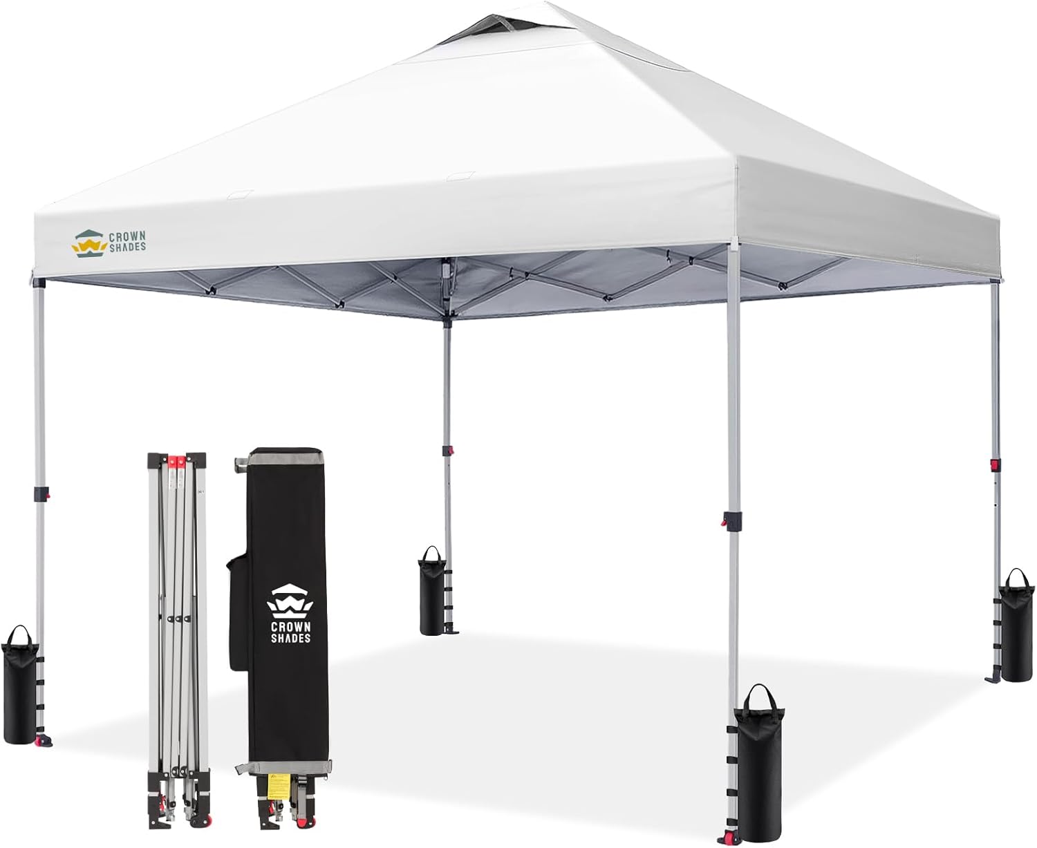 karaca-alisveris - tonnelle pliante - 3x3 m - imperméable, UPF 50+, sacs de sable