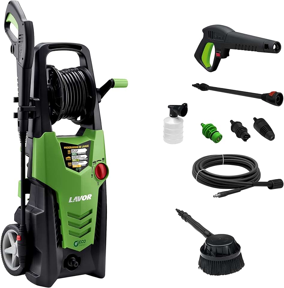 karaca-alisveris - Planet 160 - 2500W, 160 bar, 510 l/h, enrouleur, brosse rotative - 160WPS